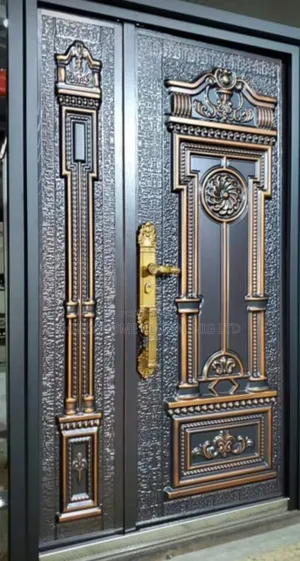 Luxury Italian Copper Cast Door Security Standard Full Gauge 7f by 4f