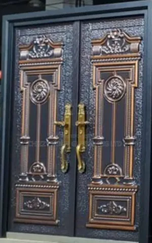 Security Italian Copper Cast Door 7ft by 5ft for Entrance