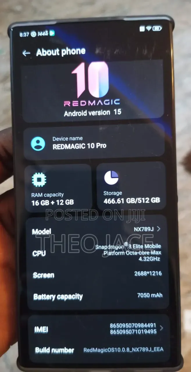 ZTE nubia RedMagic 10 Pro 512 GB Gray
