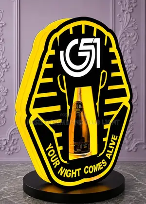 Customized Luxury Bottle Presenter( Pharaoh Head Desjgn)
