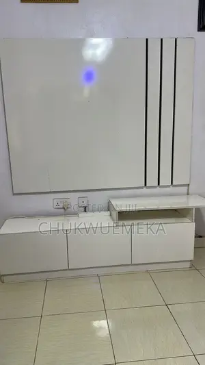 Rare Neat White TV Console for Sell
