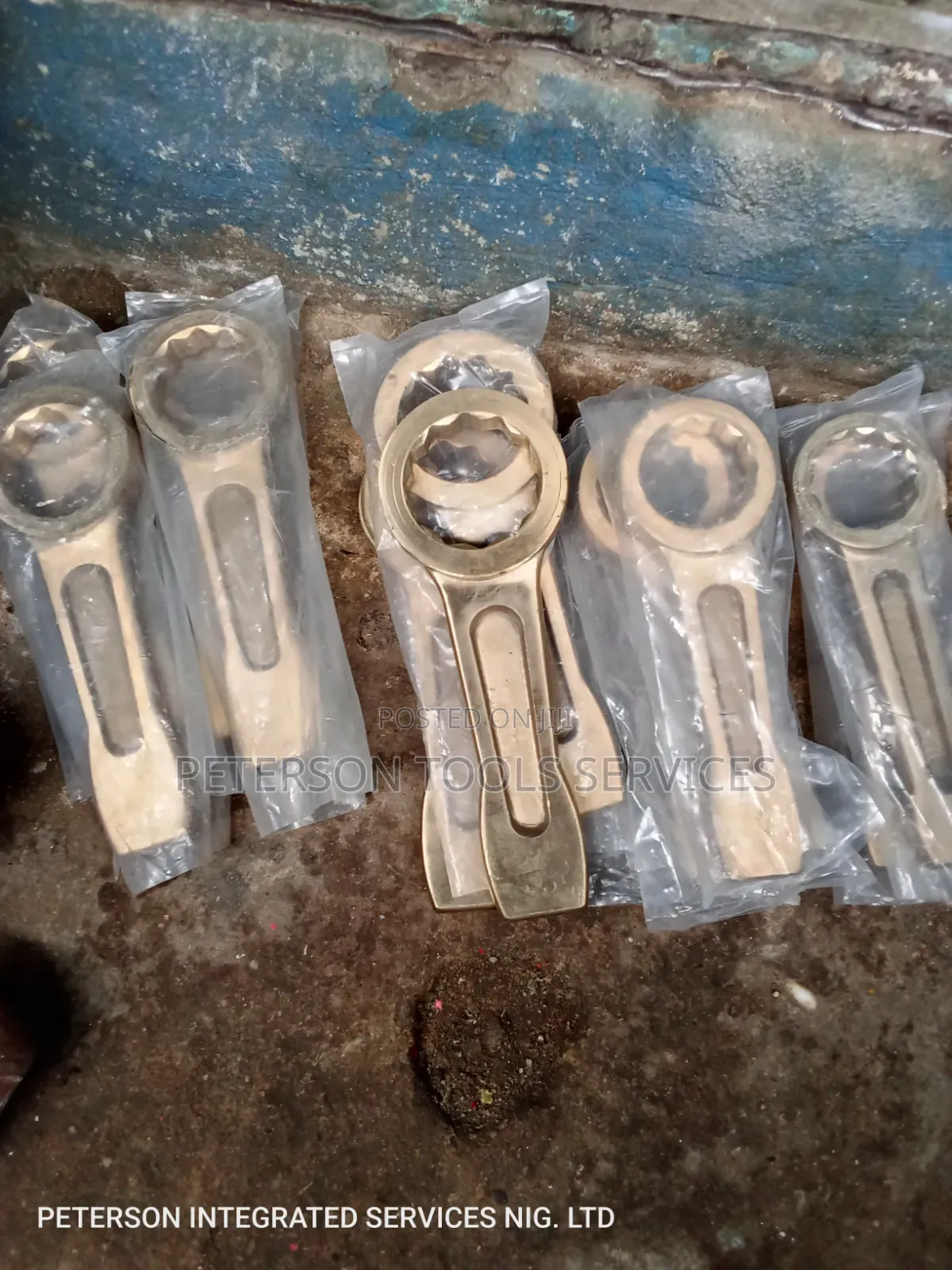 Brass Flogging Spanner/Hammer Wrench