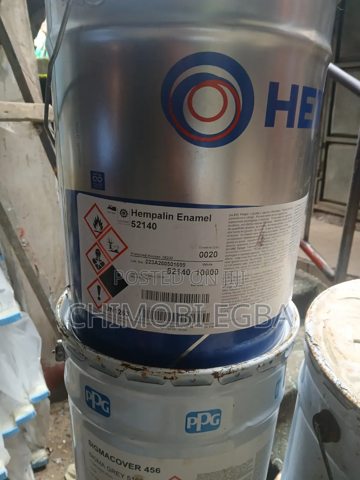 Hemplin Enamel White 20lt