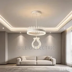 White Body Led Dropping Pendant Light
