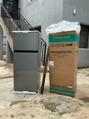 Awoof Brand New 124 Litres Hisense Double Door Refrigerator
