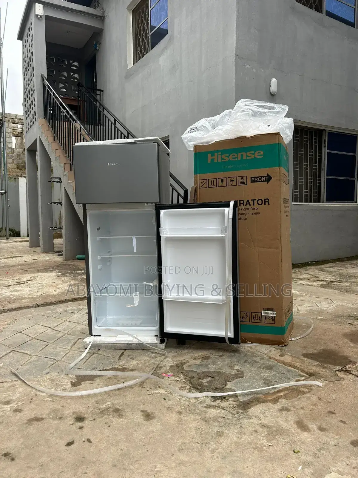 Awoof Brand New 124 Litres Hisense Double Door Refrigerator