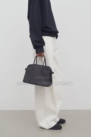 The Row Soft Margaux 15 Suede Tote