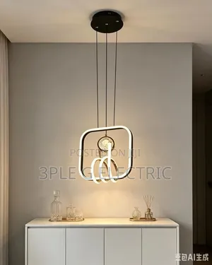 Square/Round Coiling Led Dropping Pendant Light