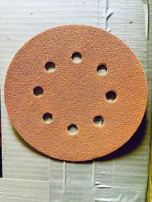 ( P80 ) 5-Inch, 8-Hole, Hook-and-Loop Sanding Disc
