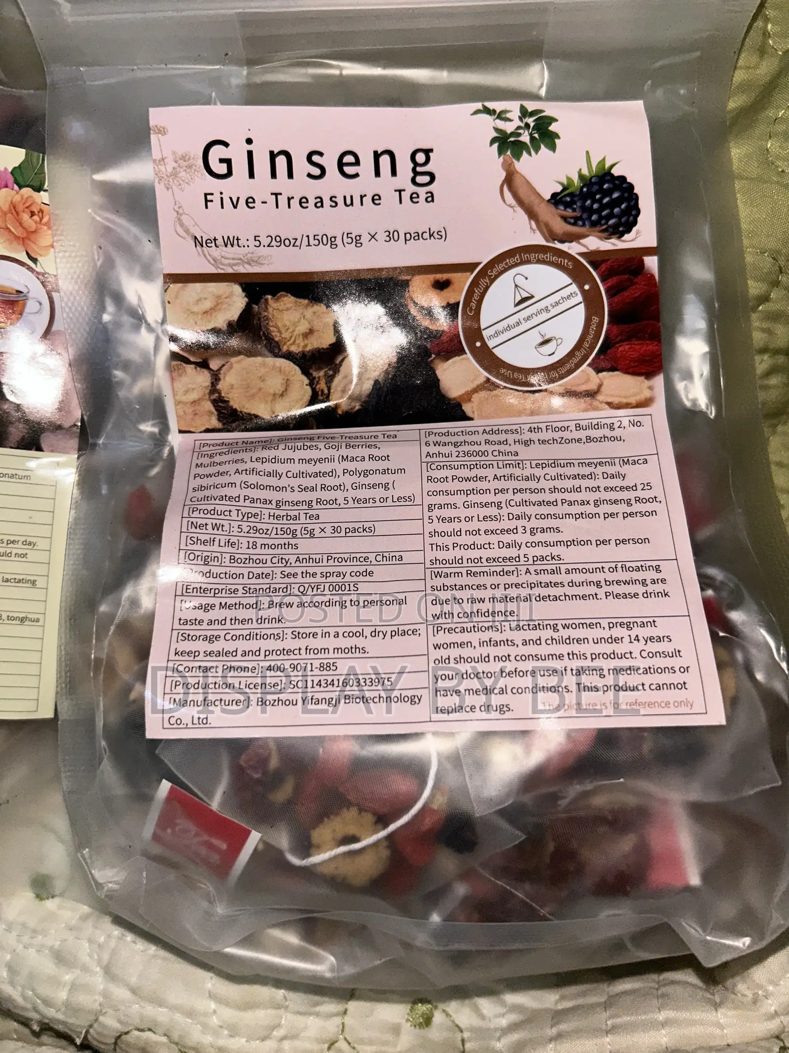 Five Treasure Gingseng Tea