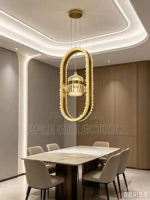 Futuristic Led Dropping Pendant Light