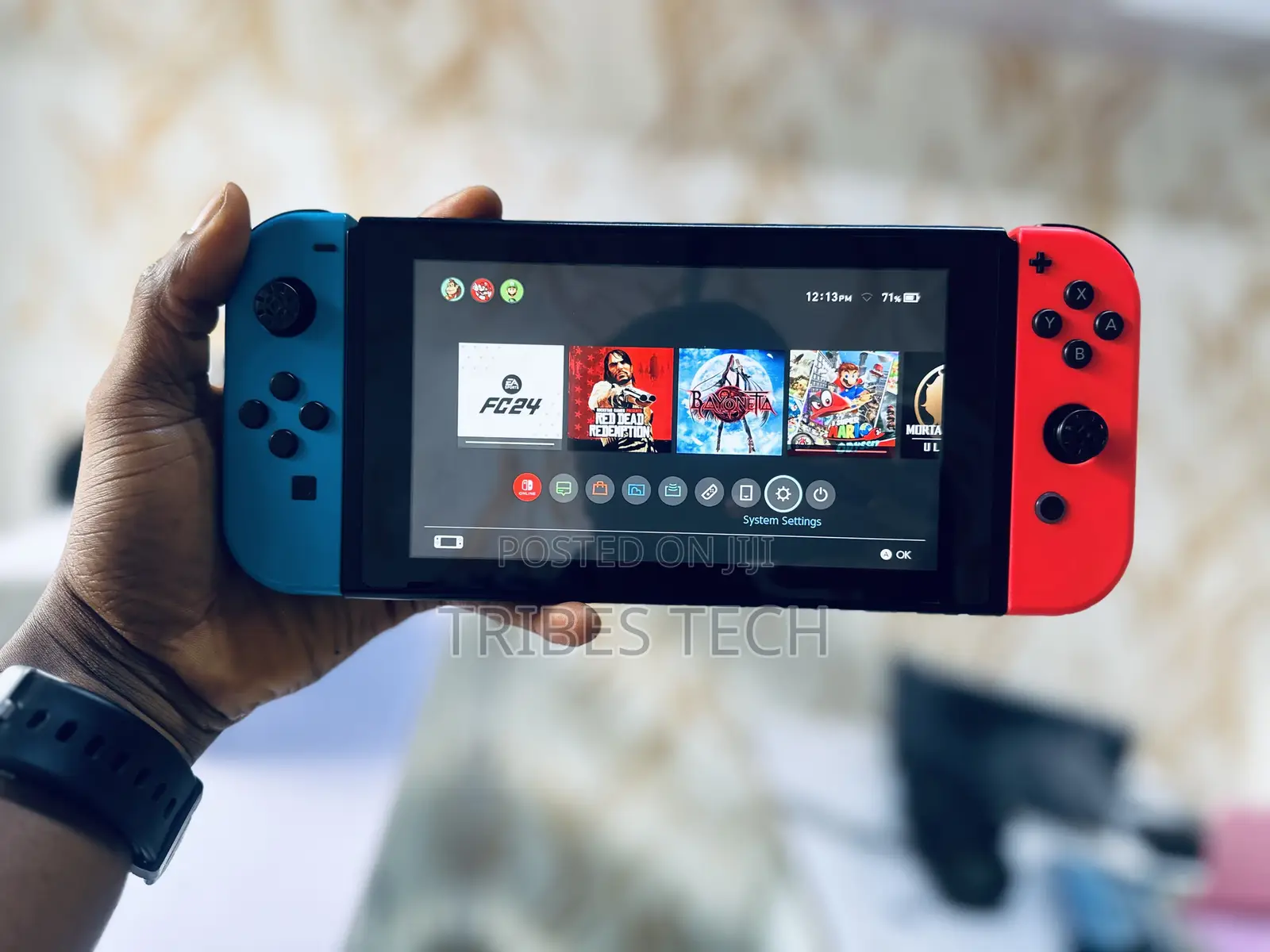 Hacked Nintendo Switch