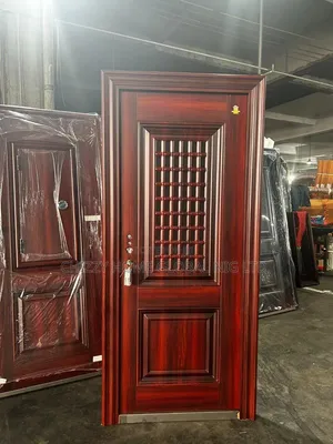 Quality 7ft X 3ft Turkish Kitchen Net Door – Rich Red Mahogany Finish