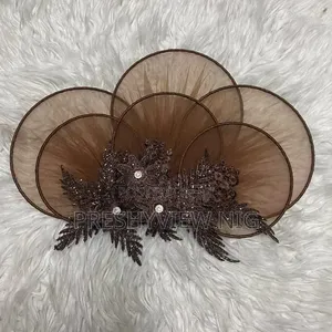 Coffee Brown Handfan