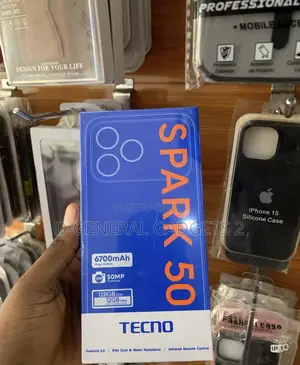 New Tecno Spark 50 128 GB Blue