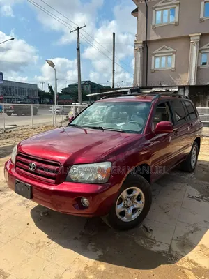 Toyota Highlander V6 2006 Red