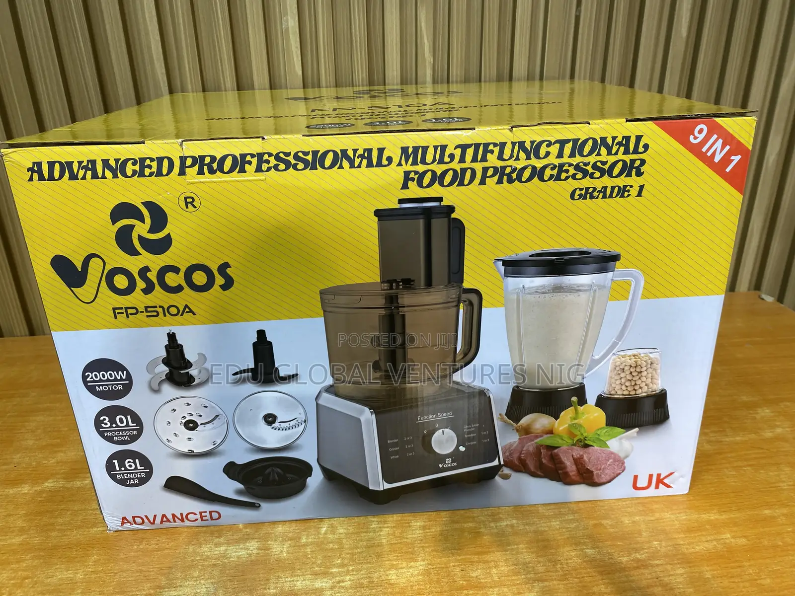 Vosco Advanced Professional Multifunctional Food Processor. 2000watts.