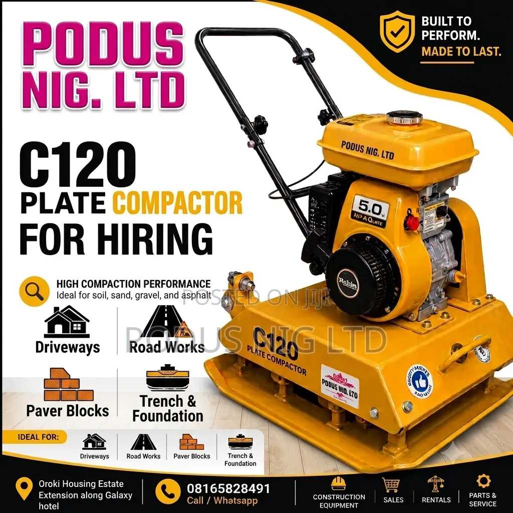 Plate Compactor Hiring
