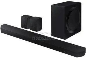 Samsung 11.1.4Ch Sound Bar Top Side Speakers 8 Subwoofer HW-Q990D/KE