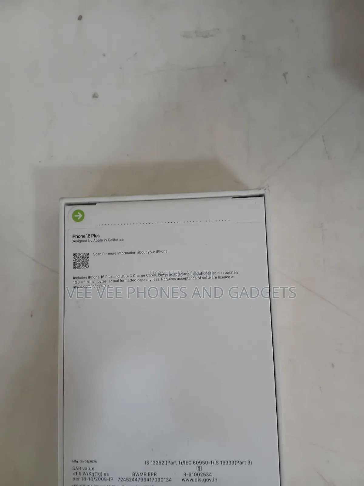 New Apple iPhone 16 Plus 256 GB Blue