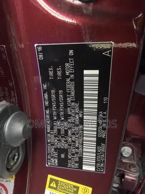 Toyota Highlander Limited V6 4x4 (3.5L 6cyl 6A) 2016 Burgundy