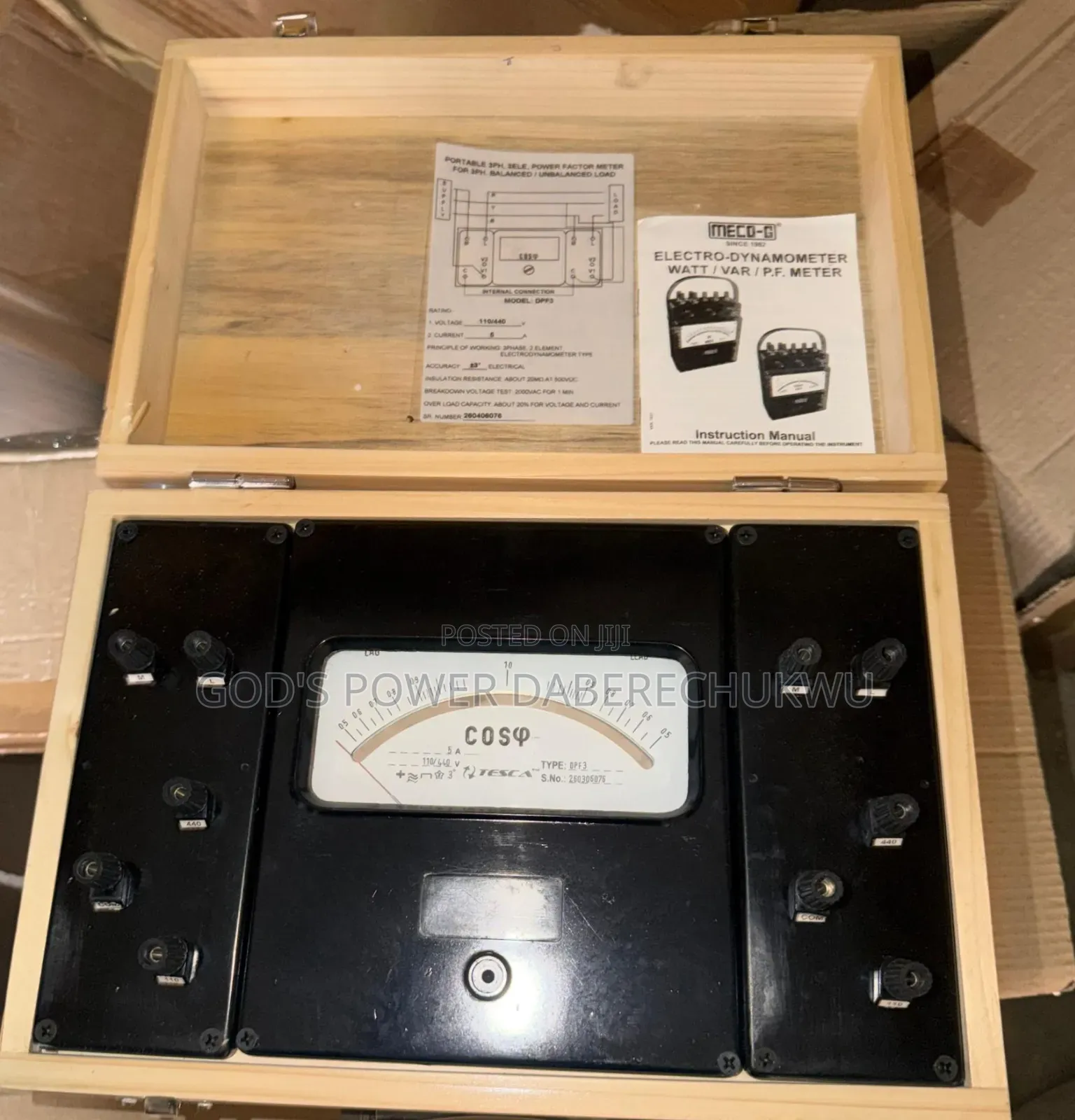 3-Phase Power Factor Meter