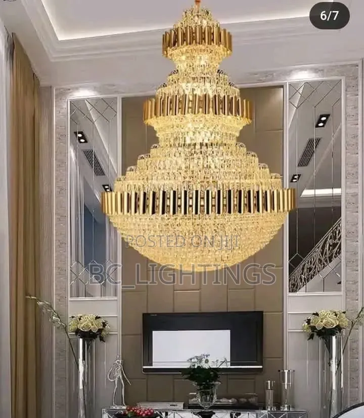 Postmodern Duplex Villa Chandelier Light Luxury Style
Remote Control