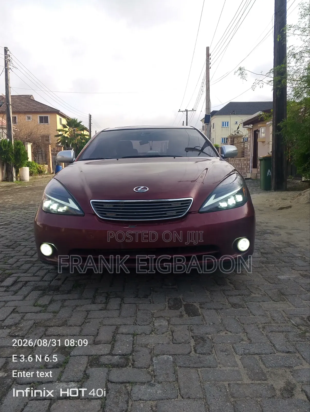 Lexus ES 2006 Red