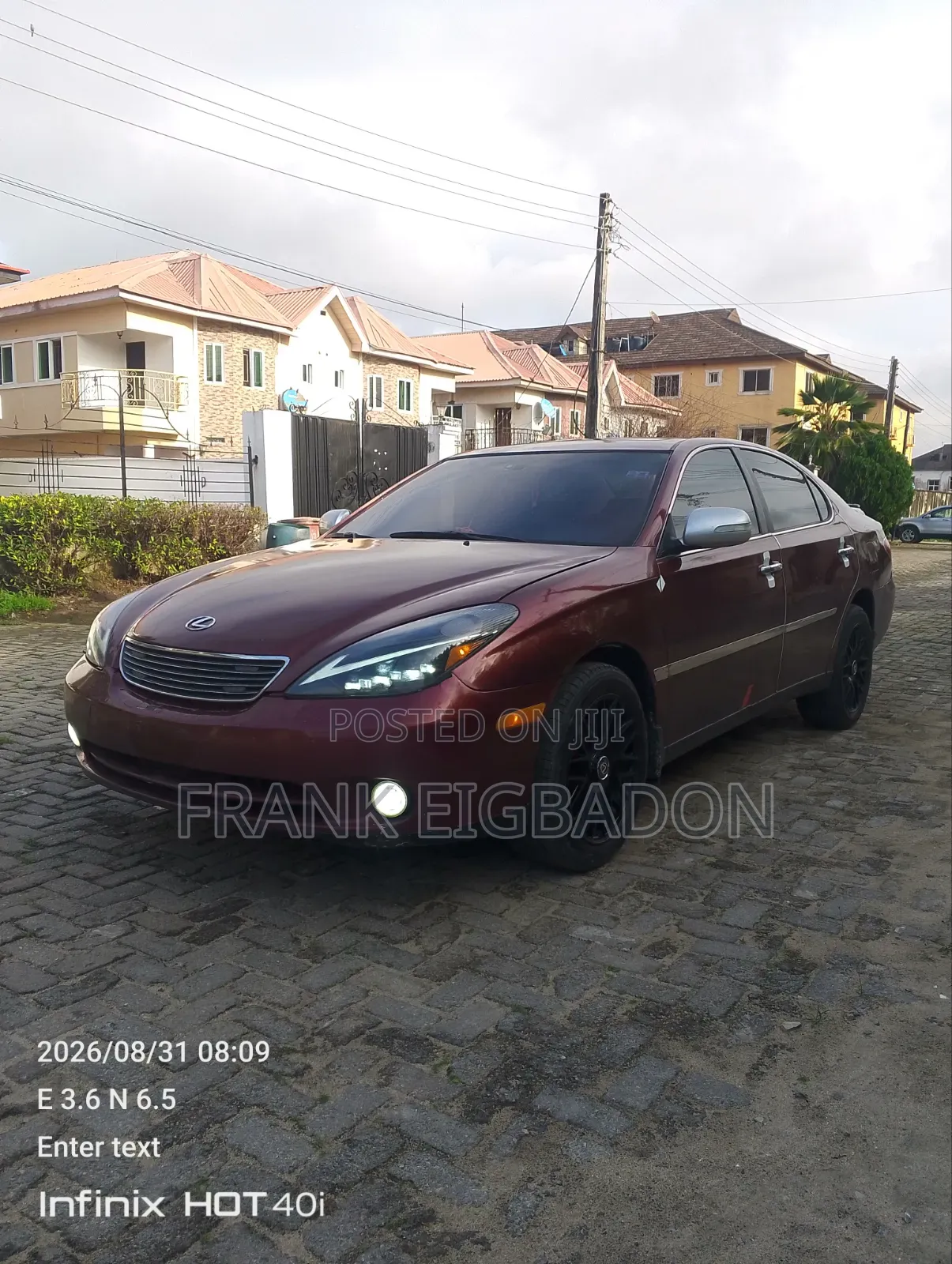 Lexus ES 2006 Red
