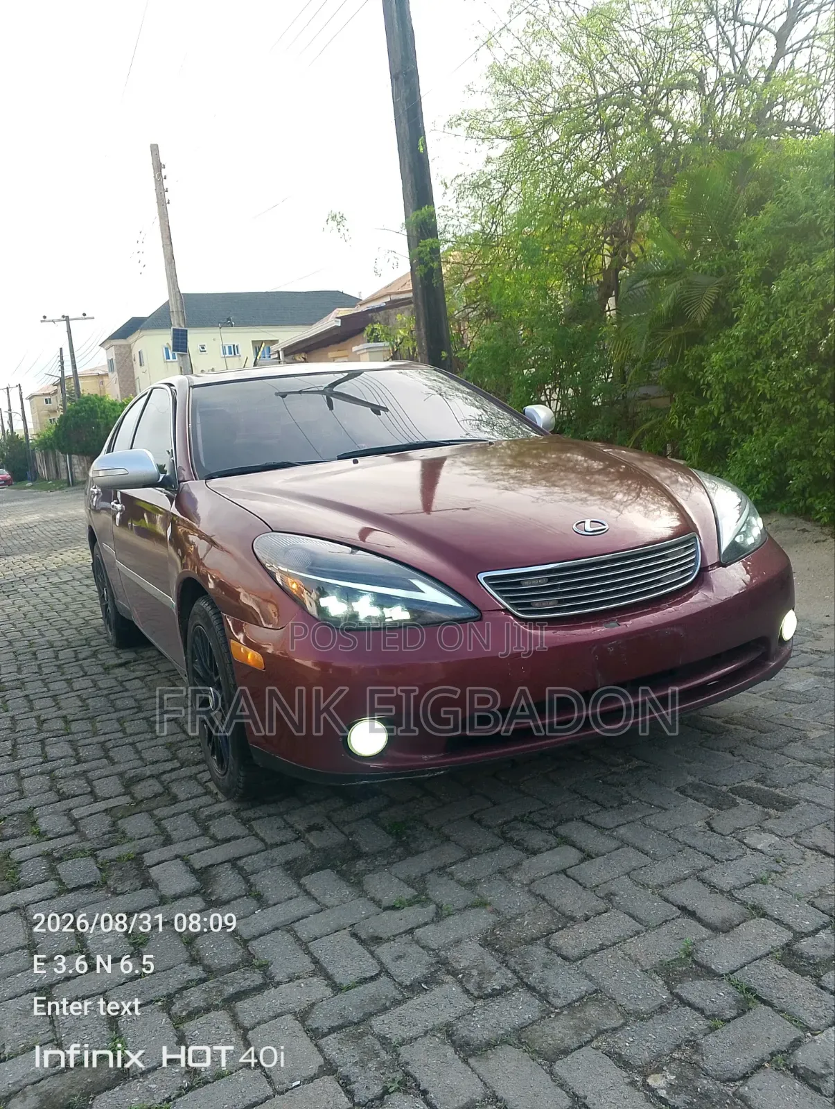 Lexus ES 2006 Red