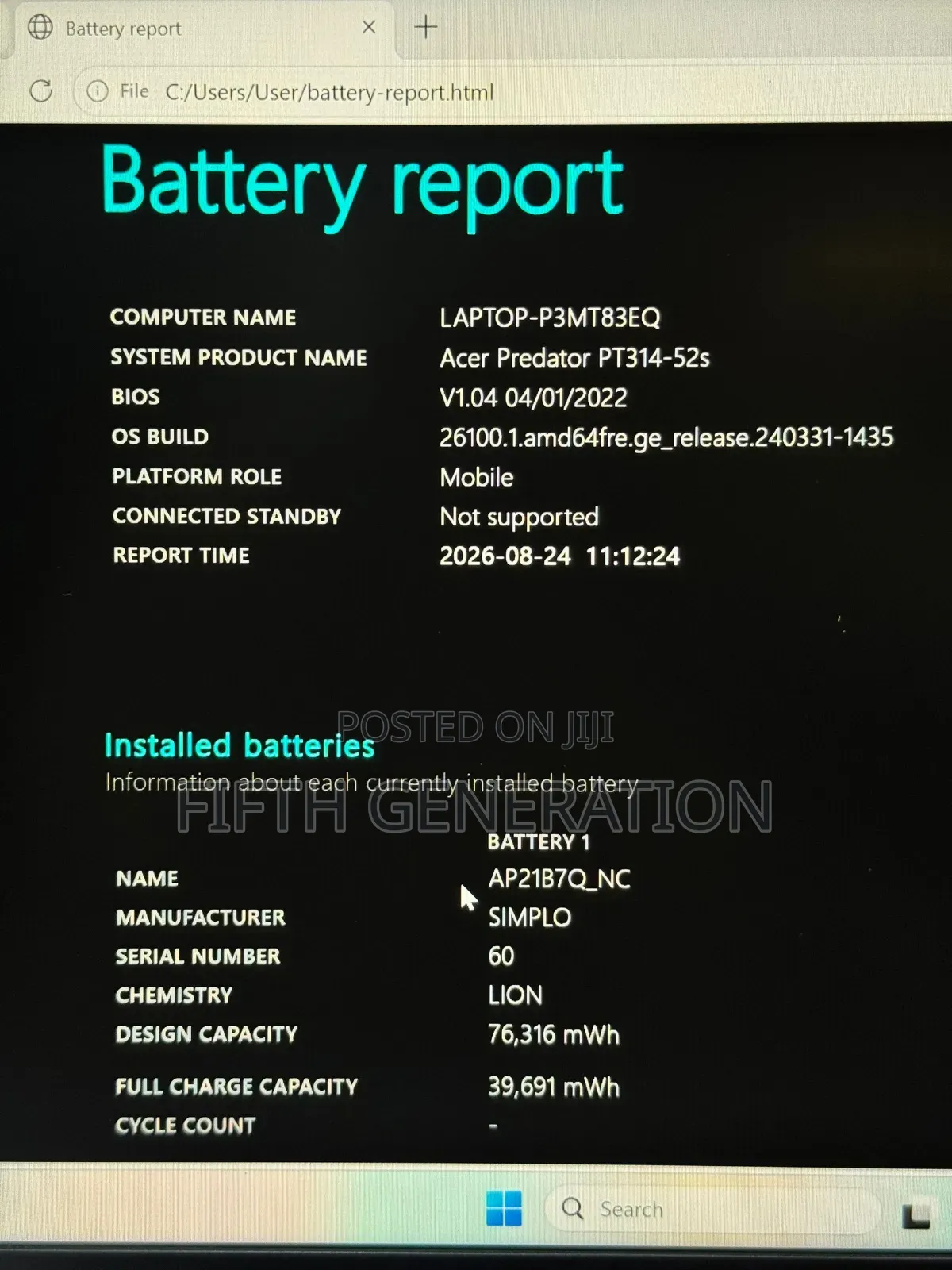 Laptop Acer Predator Triton 14 16GB Intel Core i7 SSD 512GB