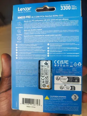 Lexar Nm610 Pro 512gb M.2 Nvme Ssd