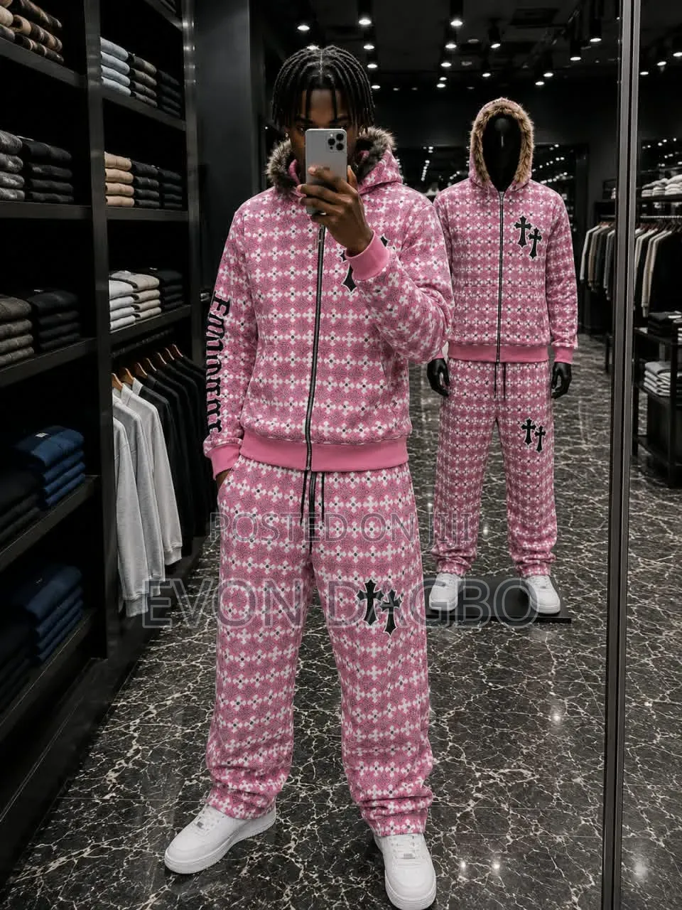 Luxury Up and Down With Hoodie