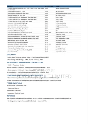 Quantity Surveyor, Cost Expert, and Procurement Manager