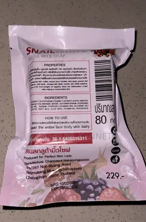 Snailwhite Gluta Milk Soap