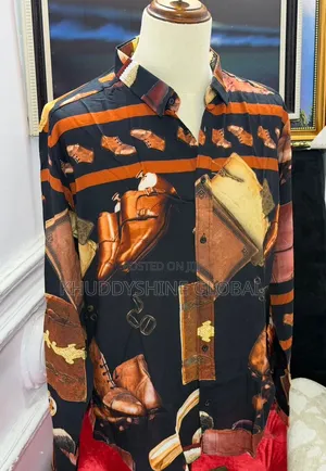 *High Quality Design Cotton Material Slick Shirt Available: M- XXL