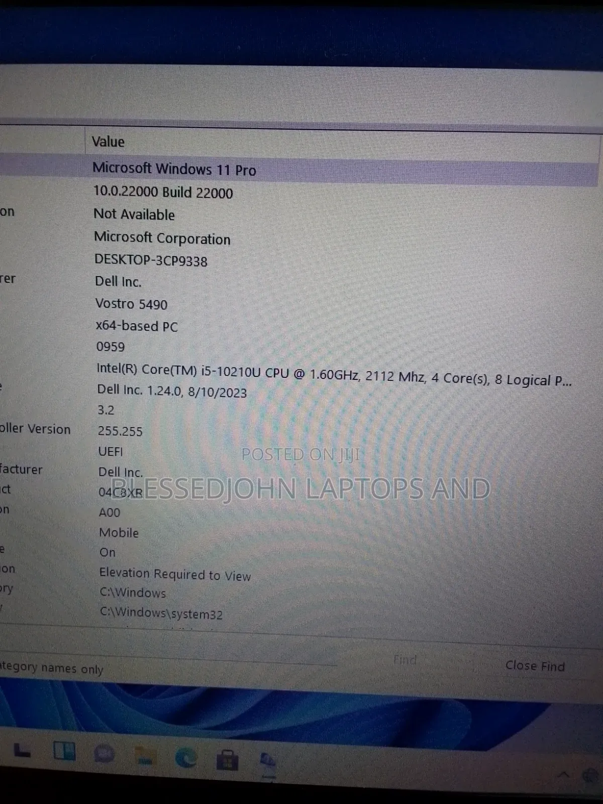 Laptop Dell Vostro 14 5490 8GB Intel Core i5 SSD 256GB