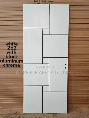 MDF /HDF Doors With Chrome Designs Available for Sale in Ikorodu