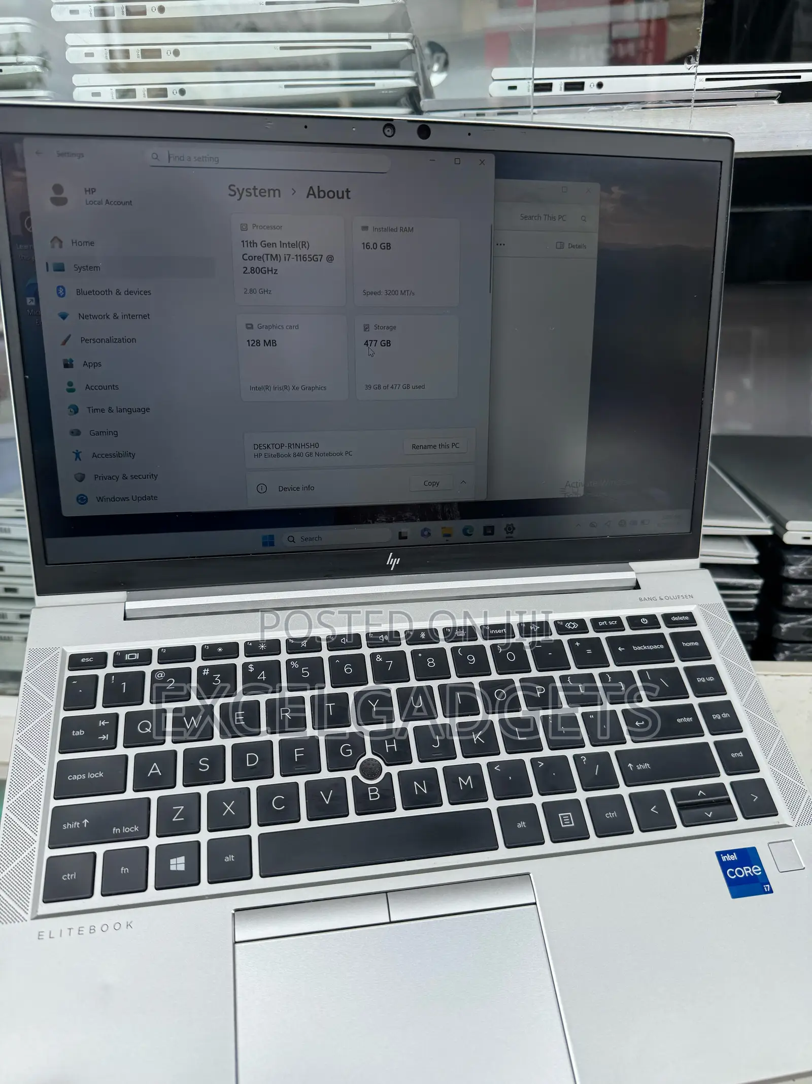 Laptop HP EliteBook 840 G8 16GB Intel Core i7 SSD 512GB