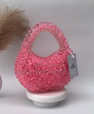 Thosa Pink Beaded Bag