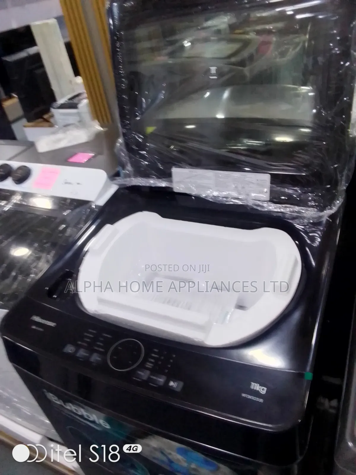 Hisense Automatic Washing Machine Top Load 11kg Black Colour