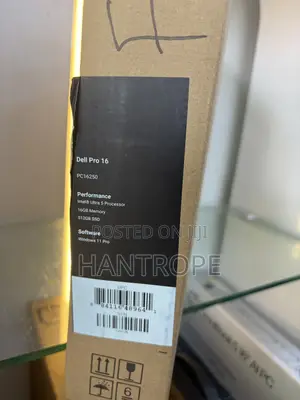 New Laptop Dell Pro 16 16GB Intel Core Ultra 5 SSD 512GB