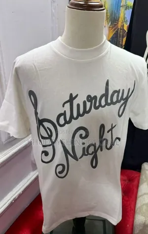 *Premium Quality Luxury Amiri Tee Shirt Saturday Nig Available M- XXL