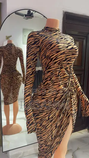 An Animal Skin Dress