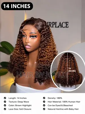 14”inches 5by5 Closure Pixie T4/30/4