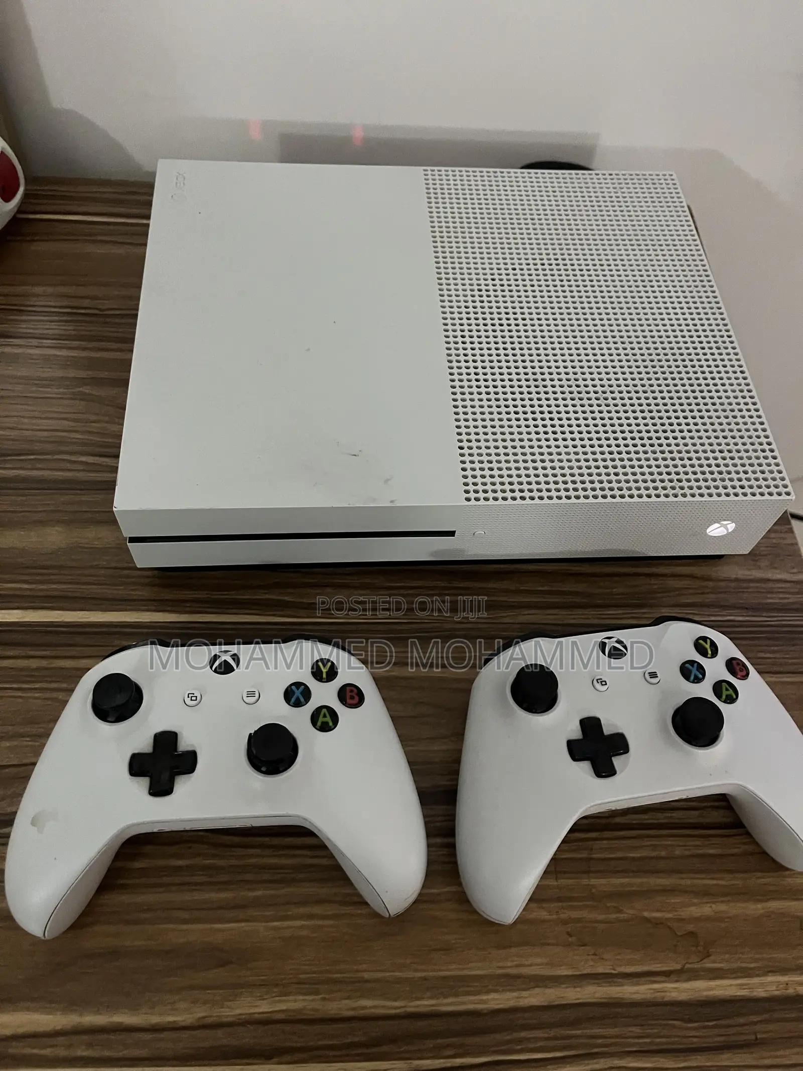 Xbox One S Console With Two Controllers