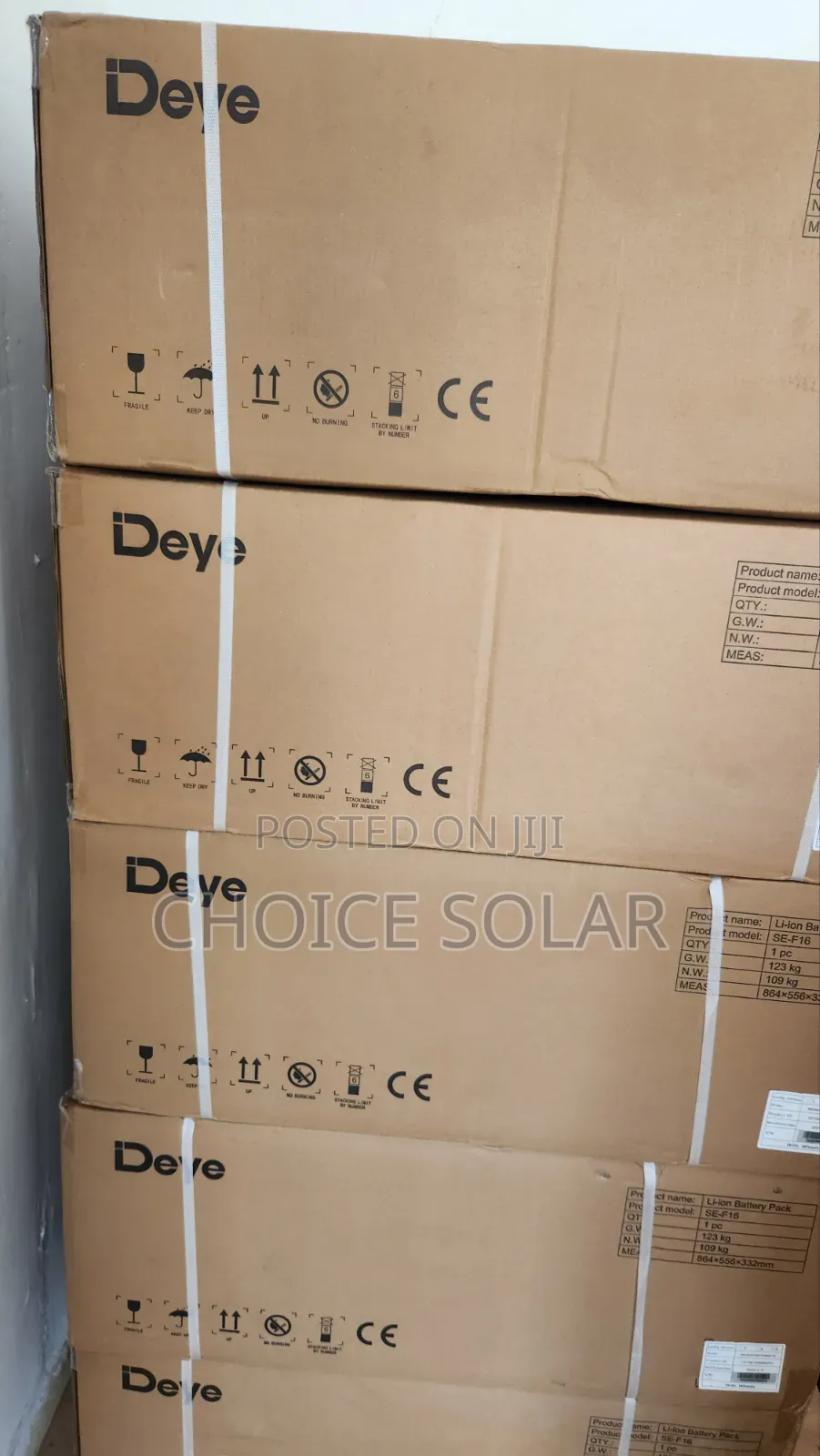 Deye 16kwh-48v Lithium Battery