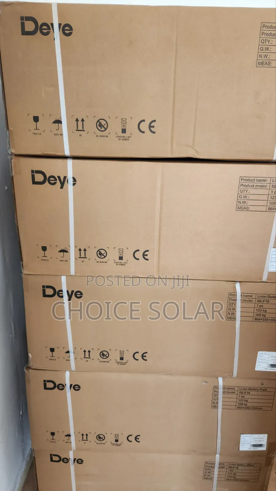 Deye 16kwh-48v Lithium Battery
