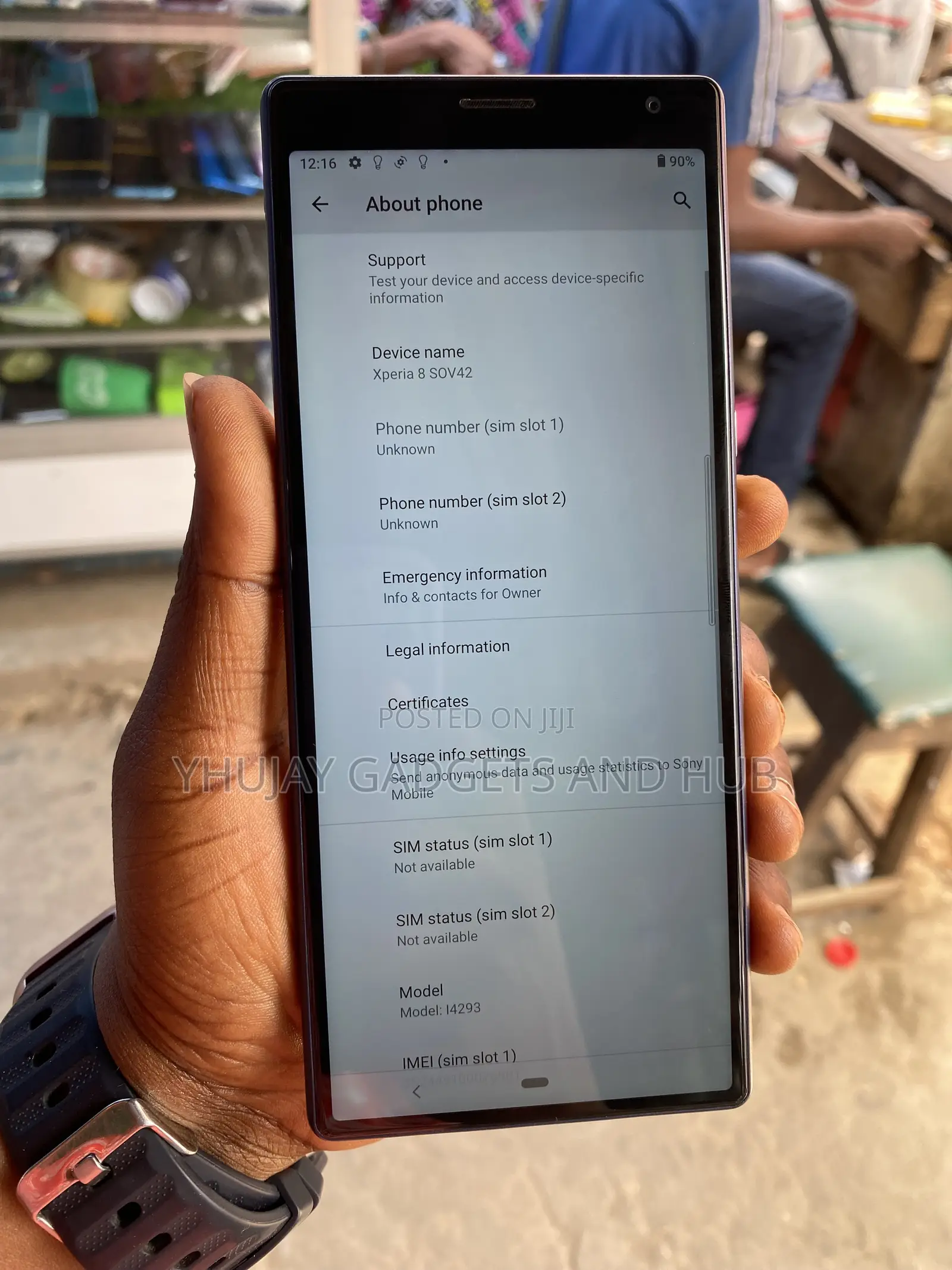 Sony Xperia 8 SOV42 64 GB Blue