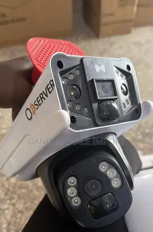 Observer Dual Lens Big Speaker Solar CCTV 4g Wireless Security Camera